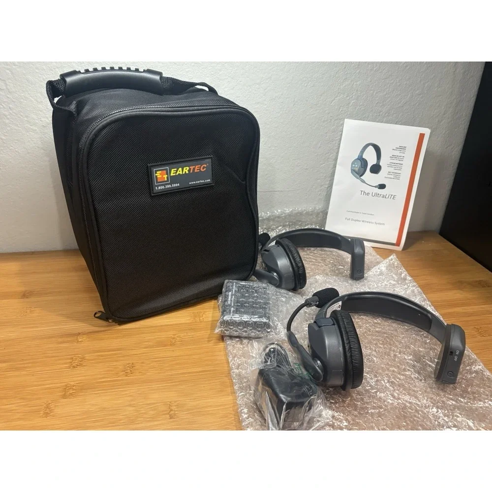 Eartec UL2S UltraLITE 2‎ person system wireless headset communication system